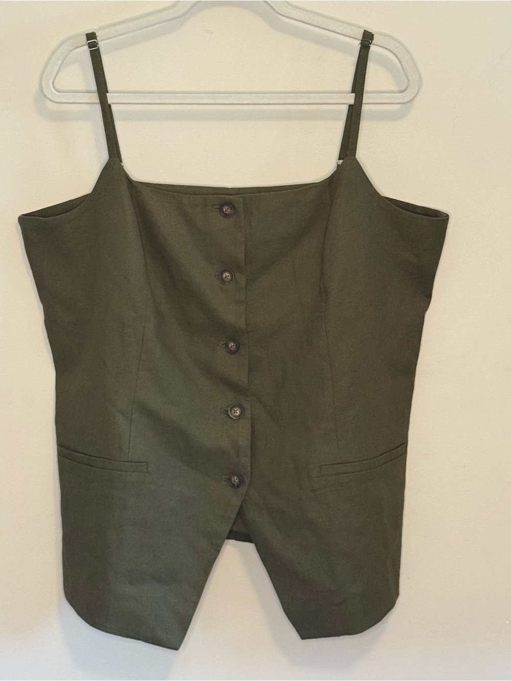 NWT - Scoop Olive Green Women’s Vest with Adjustable Straps - Size XXL